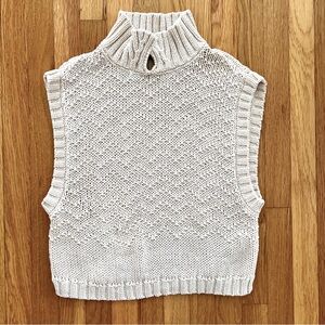Free People Knit Sleeveless Vest, XS